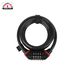 Zefal K-Traz C6 Cable Combination Combo Lock 12mm x 180cm