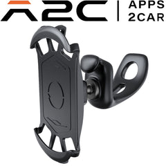 A2C  Silicone Phone Holder Mount With Tool Free Handlebar Mount