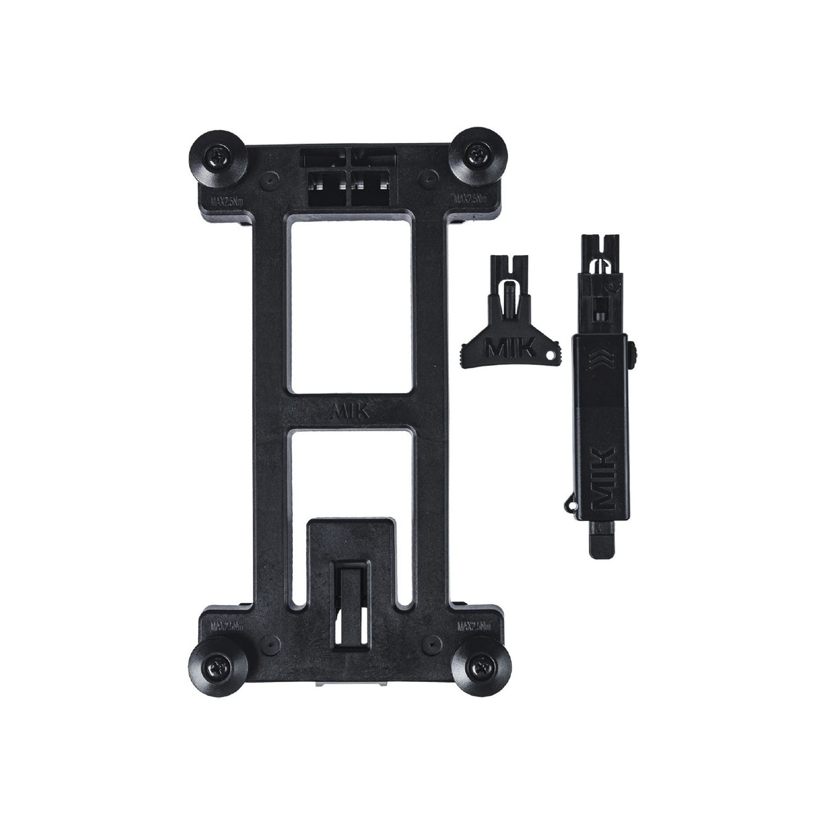 Basil Mik 2.0 Adapter Plate Lockable Black