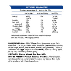 Ems Power Bites Choc Oat 240g 8 Pack