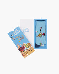 Bamboozld Mens Happy Chrissy Bamboo Sock Card 7-11