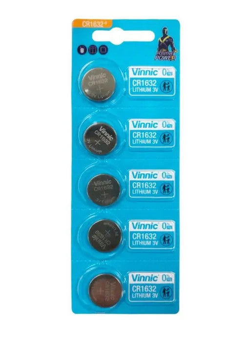 Vinnic Single Button Battery 3V Lithium Button Cell CR1632