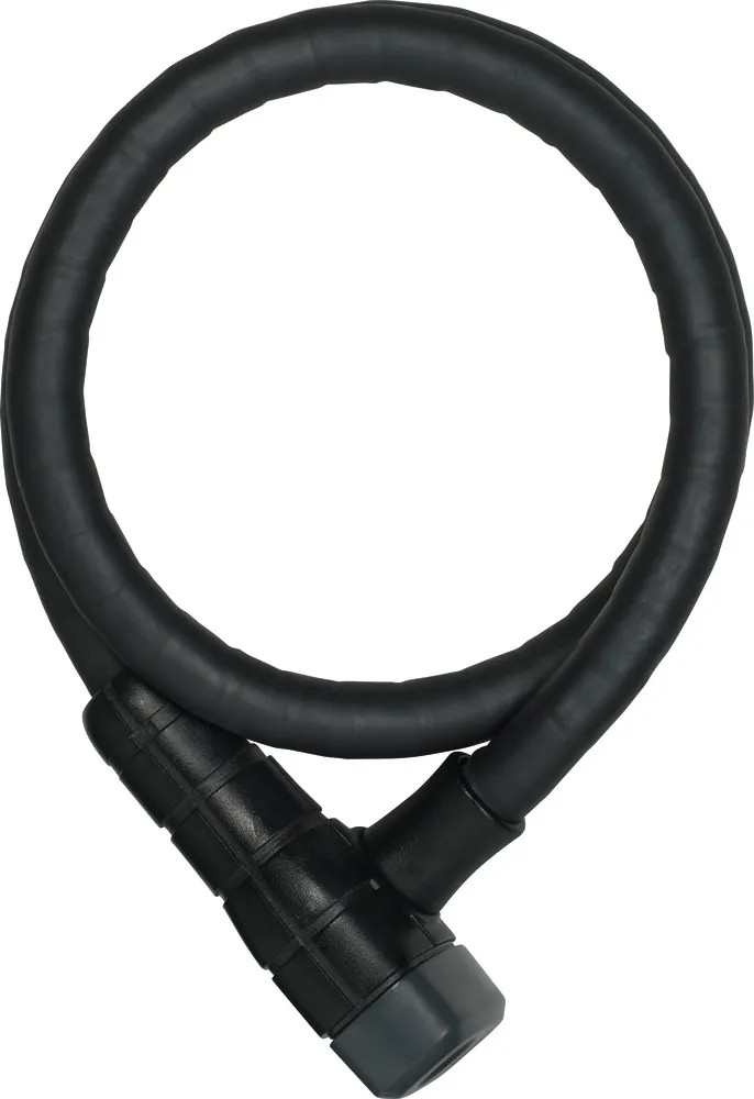 Abus 6615K Steeloflex Microflex Key Coil Lock 85cm Black