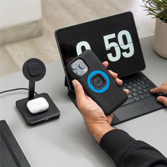 Quadlock Dual Desk Mount Wireless Charger