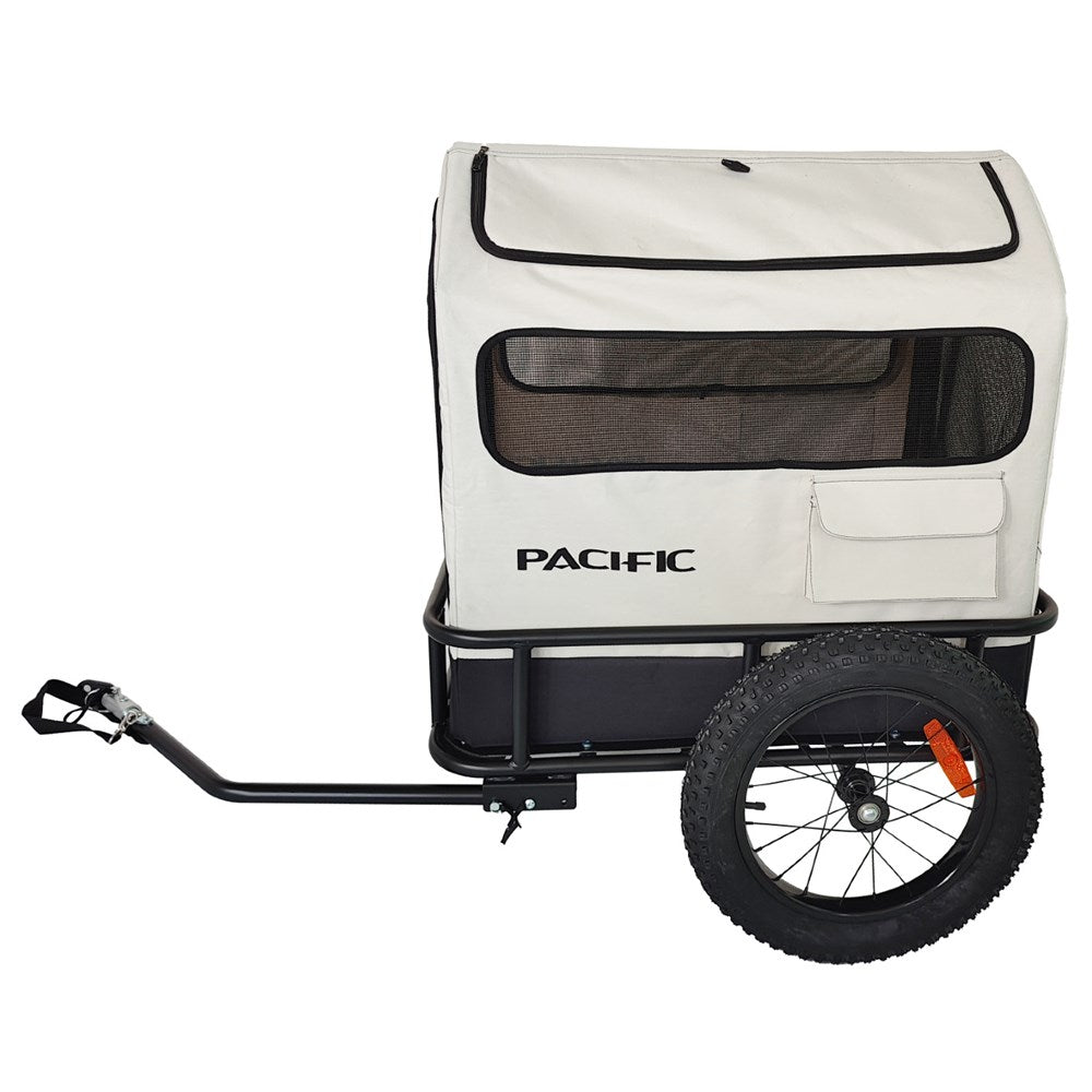 Pacific Cargo Trailer and Dog Hut White