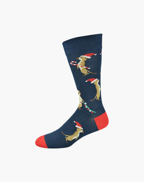 *CLOSEOUT* Bamboozld Mens Xmas Meerkat Bamboo Socks 7-11