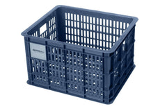 Basil Bicycle Crate Recycled Bluestone Blue