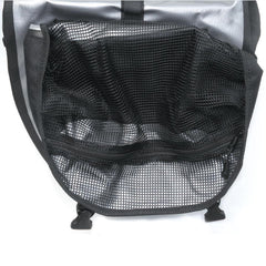 Azur Waterproof Rear 42 LITRE Pannier Bags Silver and Black