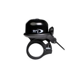 Nuvo Flick Bell Handlebar Brass Top Black. Fits  22.2-25.4mm
