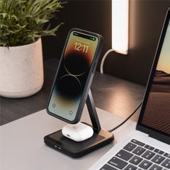 Quadlock Dual Desk Mount Wireless Charger