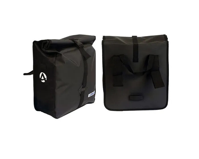 Azur Metro Pannier Bags Black Set of 2
