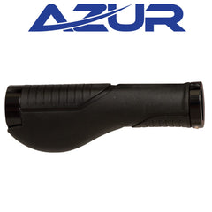 Azur Ergo Lock-on Grips with Lockrings Pair Black