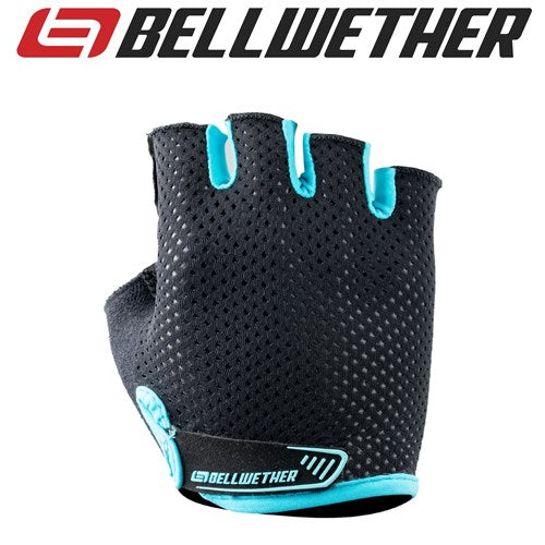 Bellwether Womens Gel Supreme Fingerless Gloves Ice Blue
