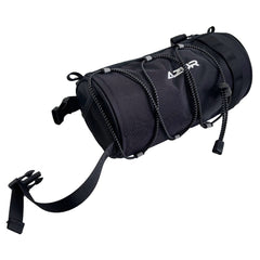 Azur Water Resistant Handlebar Roll Bag Black