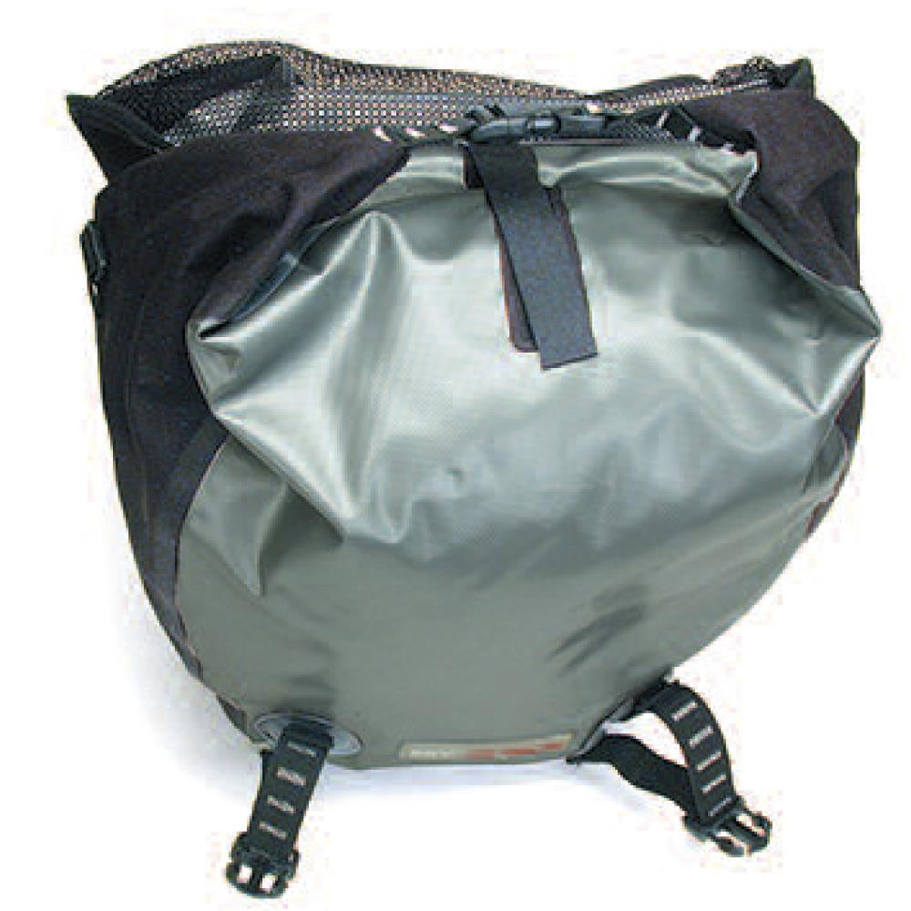 Azur Waterproof Rear 42 LITRE Pannier Bags Silver and Black