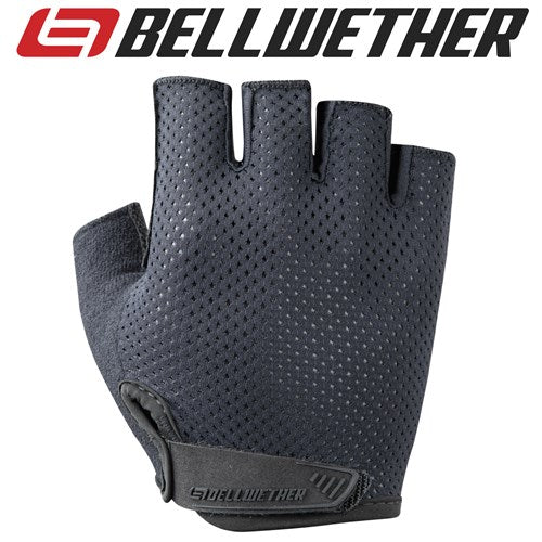 Bellwether Mens Gel Supreme Fingerless Gloves Black