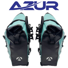 *CLOSEOUT* Azur Waterproof Touring Pannier Set Turquoise