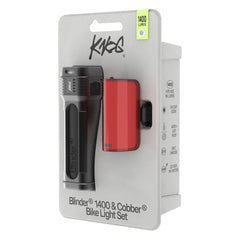 Knog Blinder 1400 & Mid Cobber Reflex 170 Bike Light Set