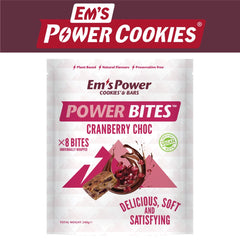 Ems Power Bites Cranberry Chocolate 240g 8 Pack