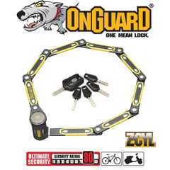 On Guard K9 Series  Heavy Duty Folding Lock  Link Plate Lock  79cm