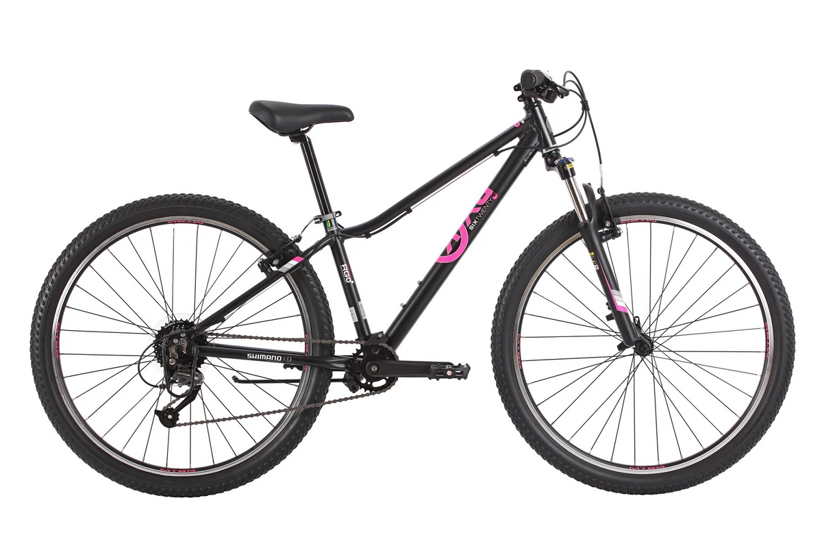 ByK E-620x9 27.5" Kids Mountain Bike MTBG Matte  Black Neon Pink