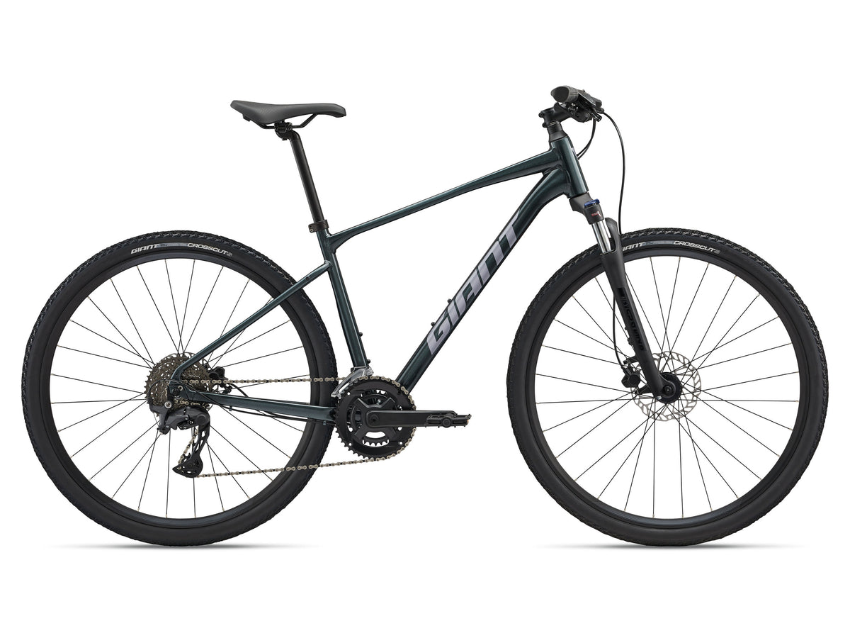 Giant Roam 2 Disc Hybrid Bike Asphalt Green 2025