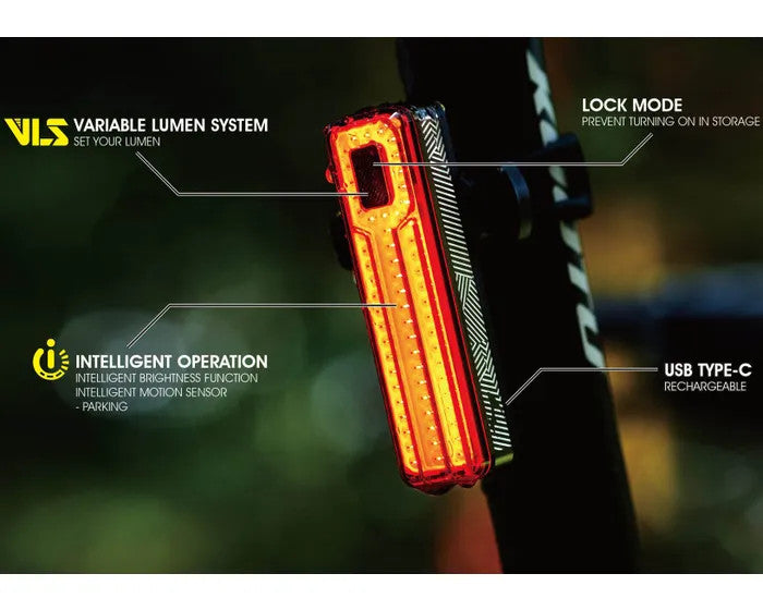 Moon Helix Max Rear Light 250 Lumens