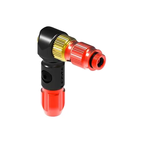Lezyne ABS-1 Pro HP Pump Head Chuck - Ano Red