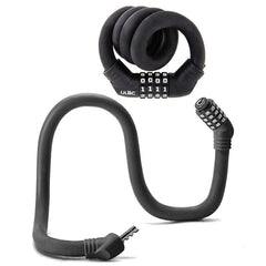 Ulac 1970 Memory Cable Combo Lock 60cm  Black