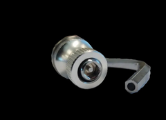 Security Front Skewer Silver Hub Spindle 160mm