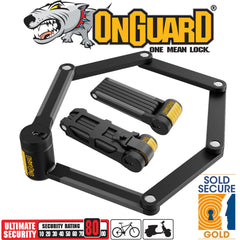On Guard K9 Series Heavy Duty Gold Rated Link Plate Lock 85cm 8592