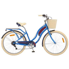 Schwinn Kulana 26 Inch Womens Step-Through Cruiser Bike Kahu Blue