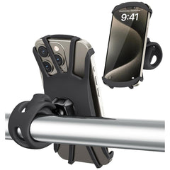 A2C  Silicone Phone Holder Mount With Tool Free Handlebar Mount