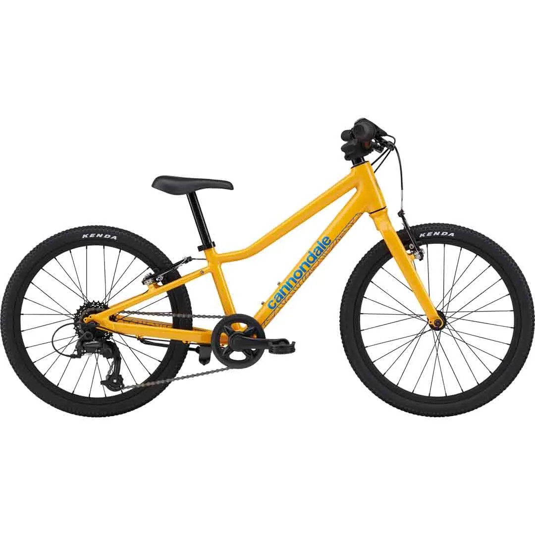 Cannondale Quick 20 Kids Flat Bar Road Bike Yellow Mango