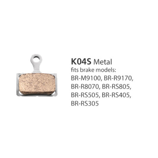 Shimano BR-R9170 Metal Brake Pads and Spring BP-K04S-MX