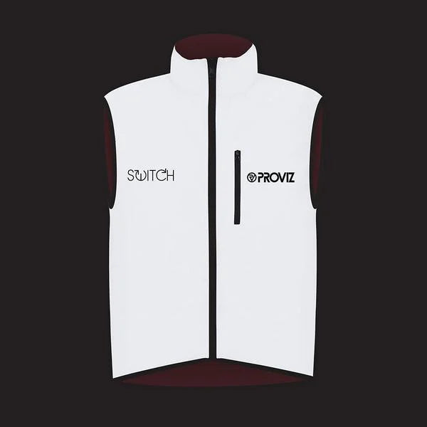 Proviz REFLECT 360 Switch Water Proof Mens Cycling Gilet Vest Reflective Neon Yellow