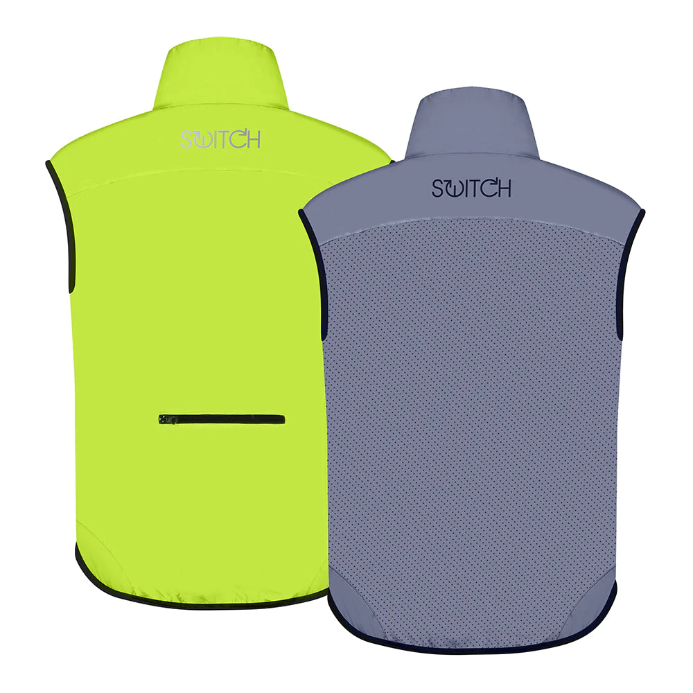 Proviz REFLECT 360 Switch Water Proof Mens Cycling Gilet Vest Reflective Neon Yellow