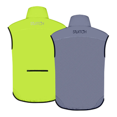 Proviz REFLECT 360 Switch Water Proof Mens Cycling Gilet Vest Reflective Neon Yellow
