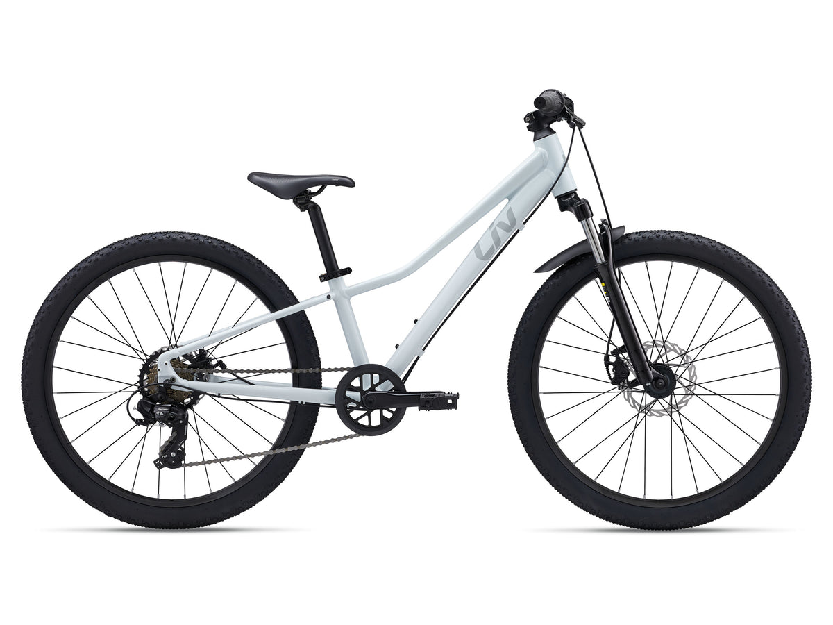 Liv Tempt 24 Disc Kids Mountain Bike Icicle White 2027