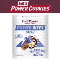 Ems Power Bites Choc Oat 240g 8 Pack