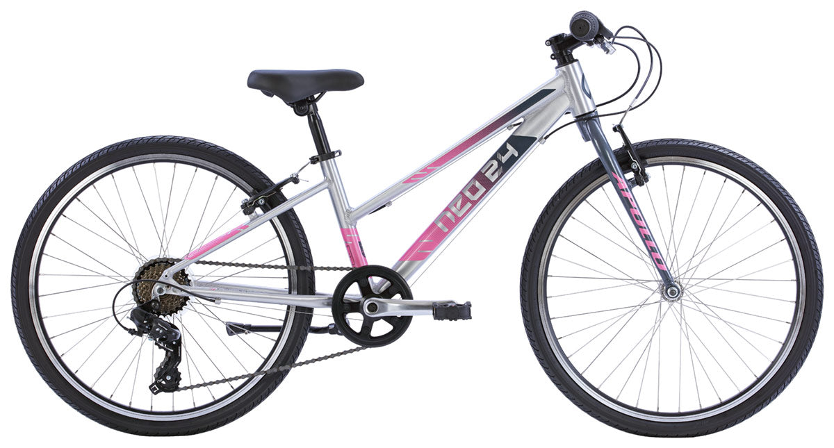 Brushed Alloy/ Charcoal/ Pink Fade