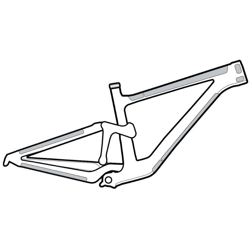 Lizard Skin Bike Frame Protection Kit Clear