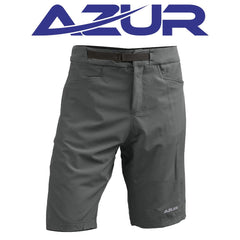 *CLOSEOUT* Azur All Trail Cycling Shorts with Detachable Inner Short Army Green