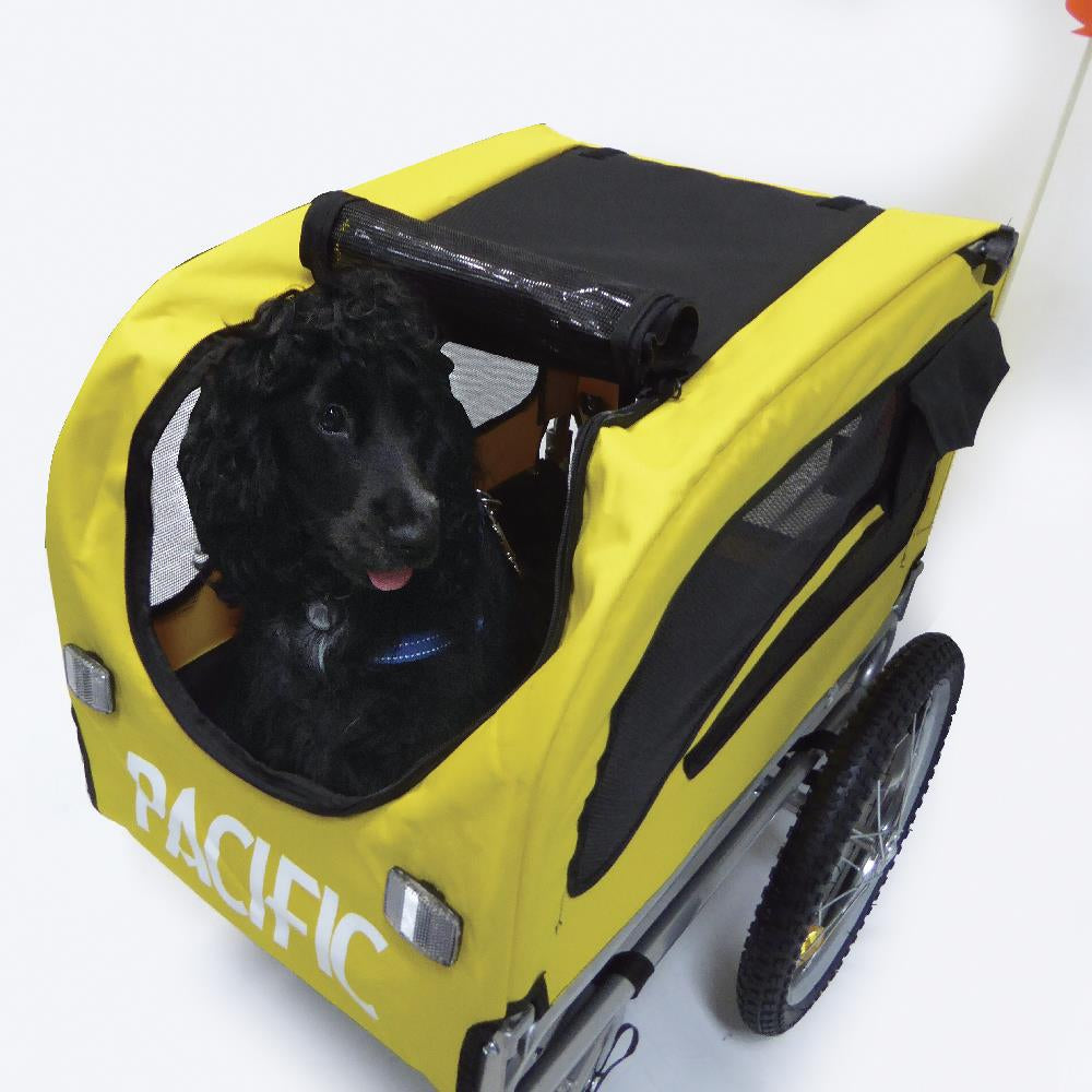 Pacific Pet Trailer Carrier Yellow