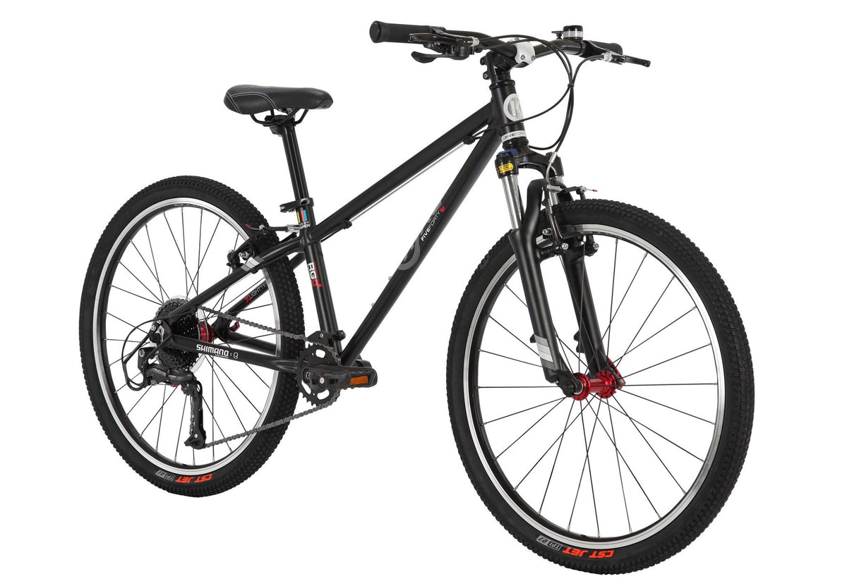 ByK E-540x9 MTB Kids Mountain Bike Black Red