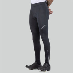 *CLOSEOUT* Bellwether Thermaldress Mens Long Knick Cycling Tights with Chamois Black