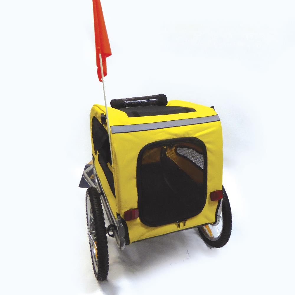 Pacific Pet Trailer Carrier Yellow