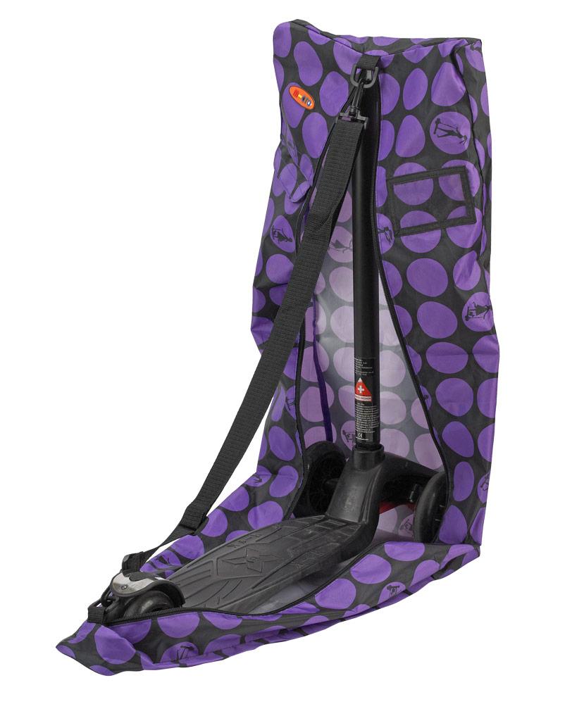 Micro Carry Cover Scooter Bag Purple Dots
