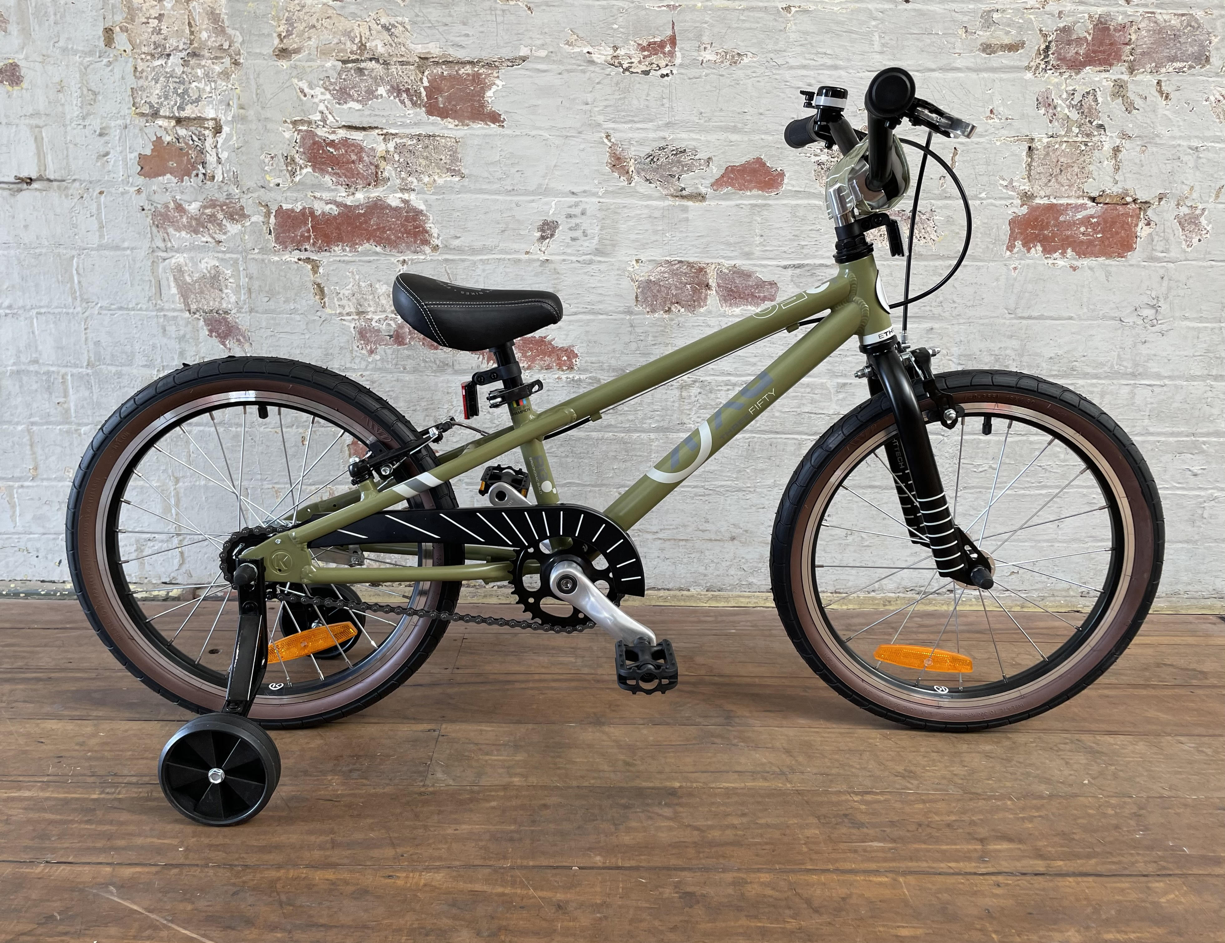 ByK E-350 Kids Bike Kamo Green/ Black