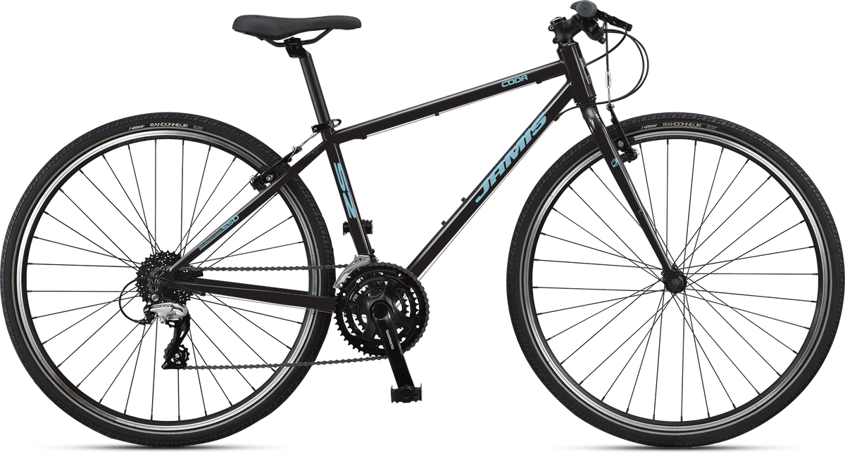Jamis Coda S2 Femme Womens Flat Bar Road Bike Gloss Black